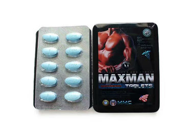 Pilules masculines d'élargissement d'organe d'amélioration de l'herbe MMC Maxman VI naturel